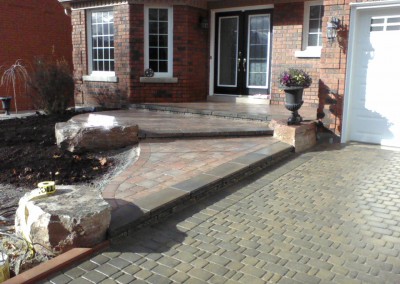Interlocking front entrance