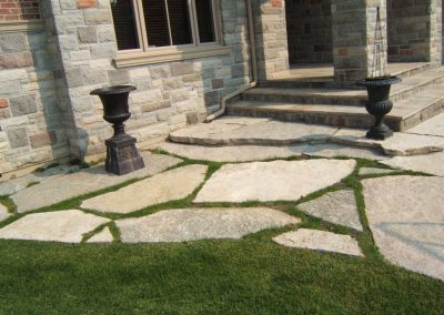 Jumbo flagstone pathway