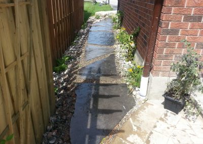 Jumbo flagstone pathway
