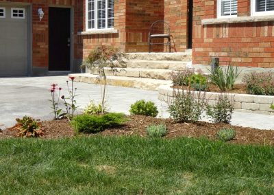 Natural stone steps