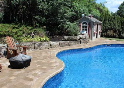 Pool patio