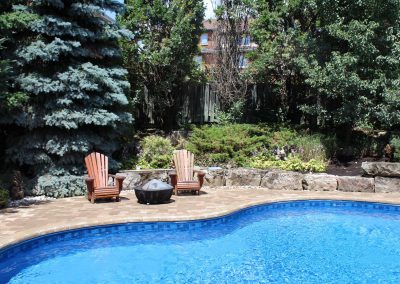 Pool patio
